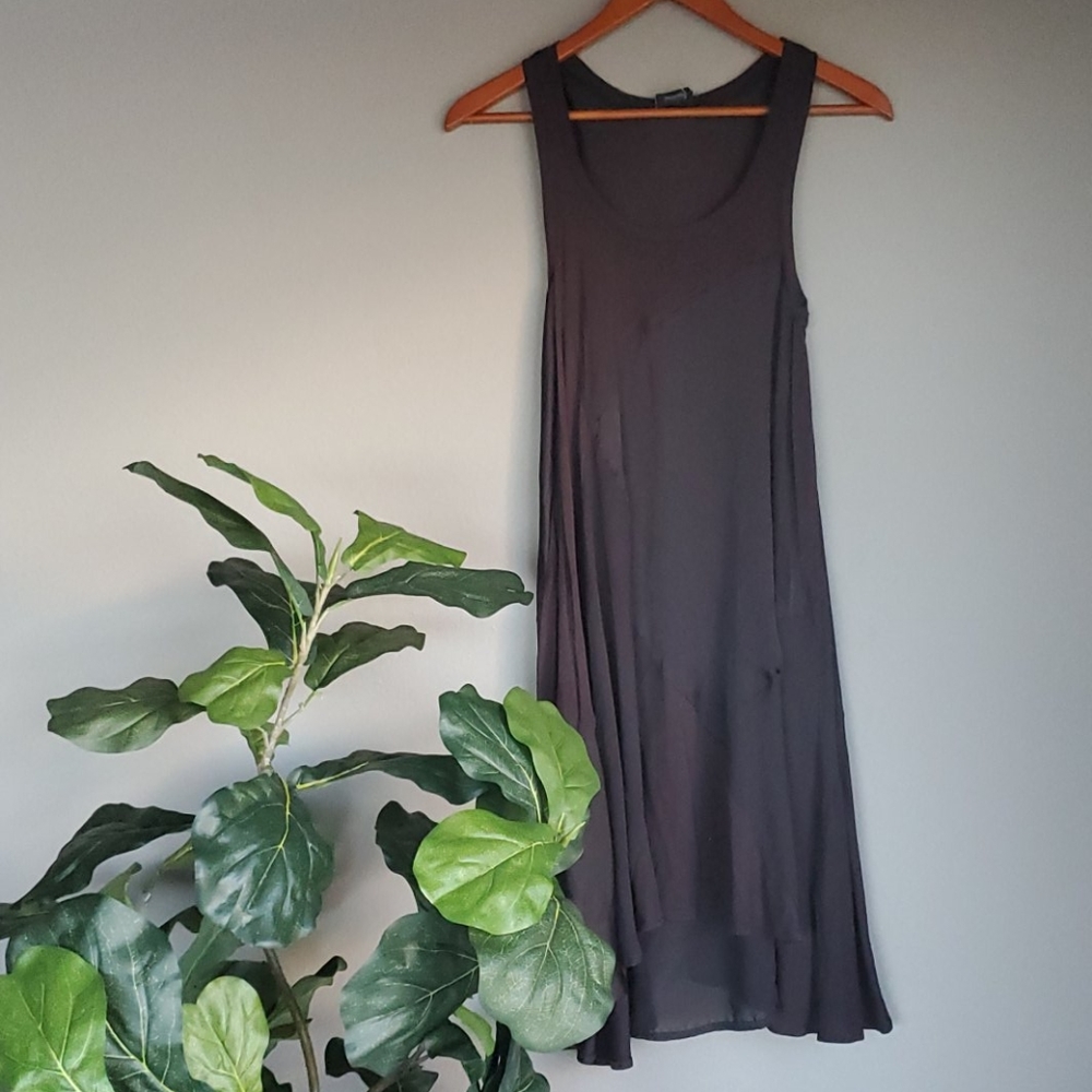 ❤H&M black A-line tank dress